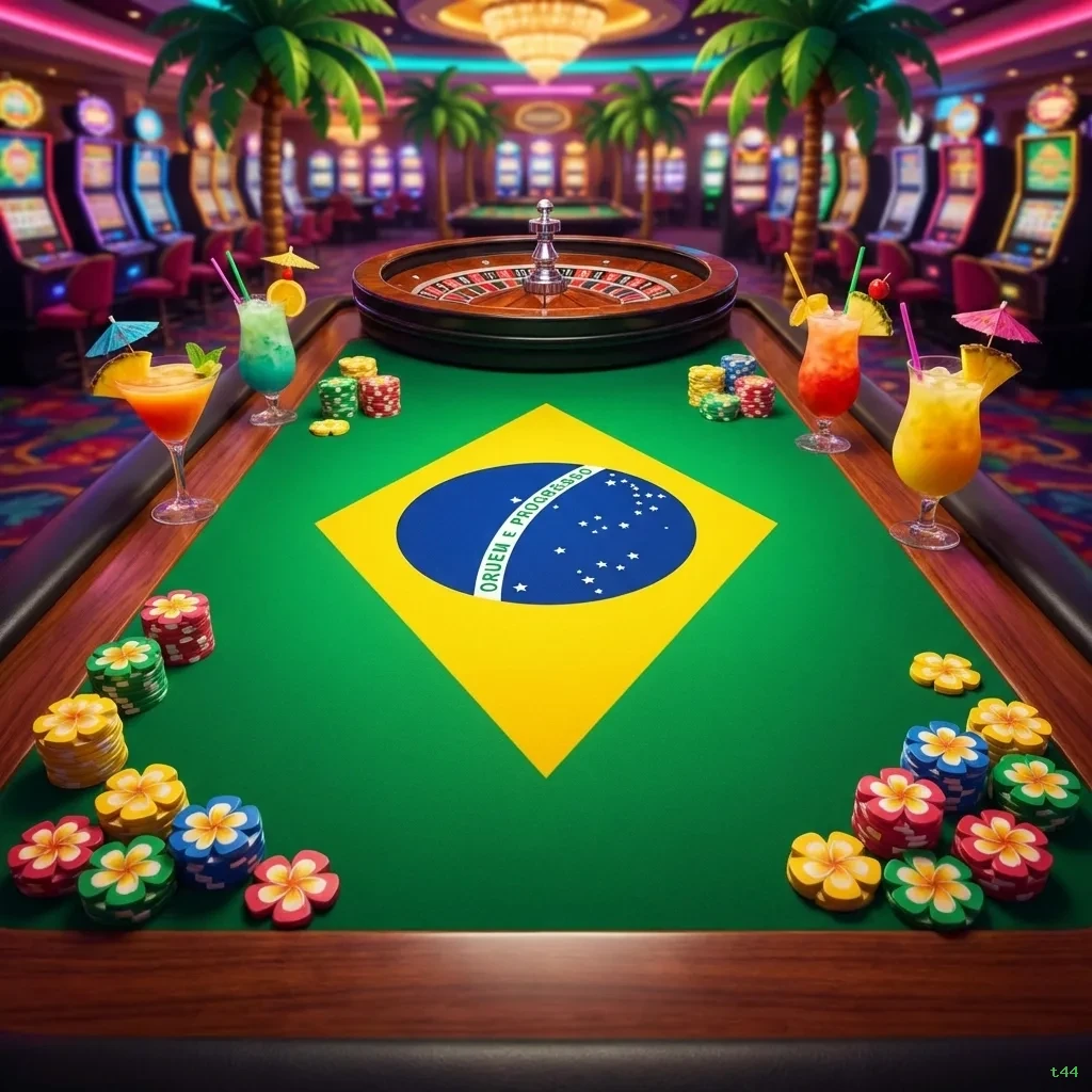 Imagem promocional do cassino online da t44 mostrando jogos ao vivo